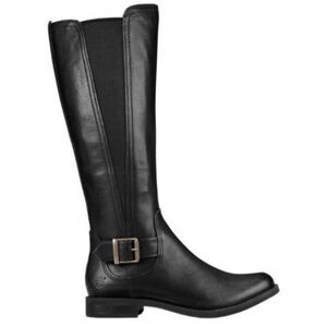 TIMBERLAND SAVIN HILL TALL WOMEN'S BLACK Riding Boots A124T Size 8.5 EU 39.5